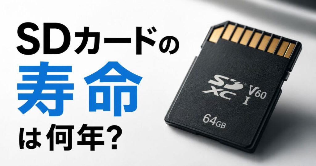 SDカードの寿命は3〜5年！症状チェックの手順と高耐久モデルの違いと耐用年数