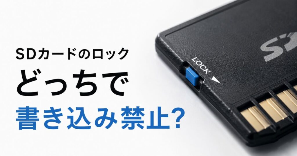 【SDカードロック】どっちが解除か一発で分かる見分け方｜スマホ・カメラ別の解除手順と壊れた時の対処