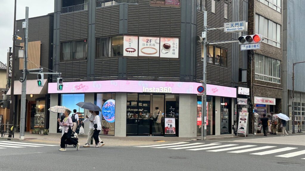 Insta360の店舗訪問｜気になったことはwebだけじゃなくて店舗にも聞きに行くスタイル｜Insta360浅草本店